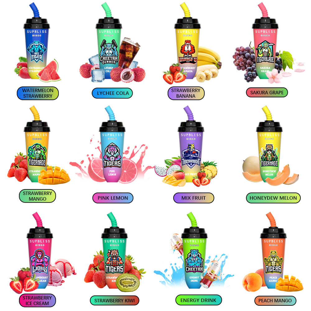 SUPBLISS BINGO 8000 Disposable Vape Collection
