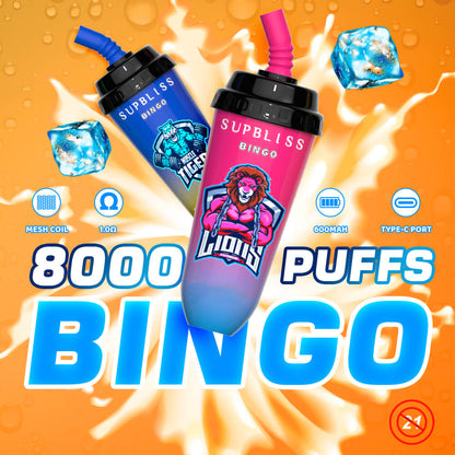 SUPBLISS BINGO 8000 Disposable Vape Pod