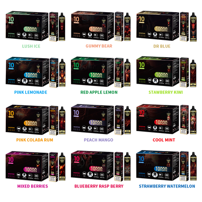 Supbliss Umbra 10000 Disposable Vape, 12 Flavors and 4 Nicotine Strengths Available